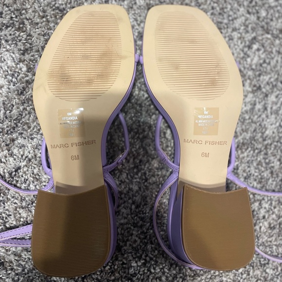 Marc Fisher purple sandals 6 - Picture 6 of 6
